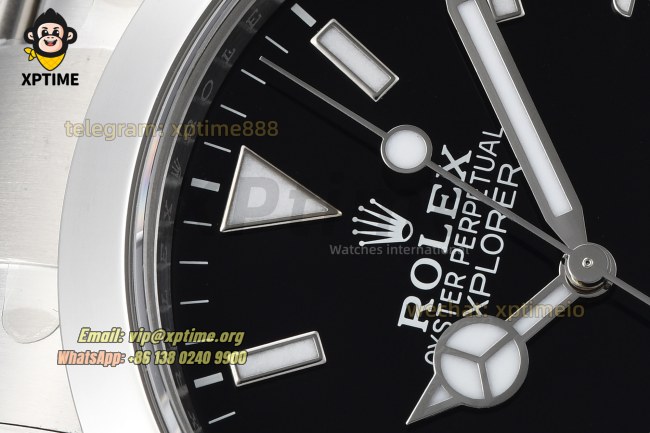 Explorer I 224270 40mm VSF Black/Stick & Numeral on SS/SS Bracelet VS3230 Super Clone Explorer I 224270 40mm VSF Black/Stick & Numeral on SS/SS Bracelet VS3230 Super Clone