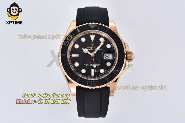 Yacht-Master 126655 40mm Clean Black/Dot on RG/RU SH3235 Yacht-Master 126655 40mm Clean Black/Dot on RG/RU SH3235
