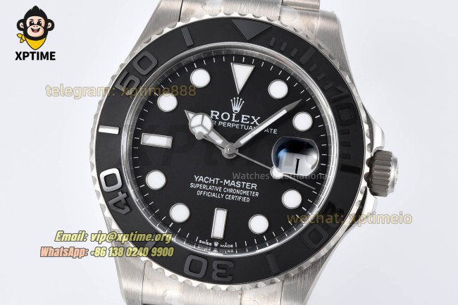 Yacht-Master 226627 42mm CLEAN Black/Dot on SS/SS Bracelet SH3135 Super Clone Yacht-Master 226627 42mm CLEAN Black/Dot on SS/SS Bracelet SH3135 Super Clone