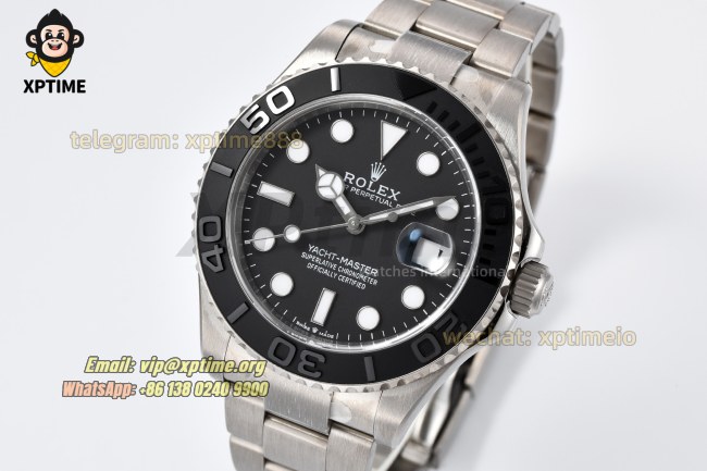 Yacht-Master 226627 42mm CLEAN Black/Dot on SS/SS Bracelet SH3135 Super Clone Yacht-Master 226627 42mm CLEAN Black/Dot on SS/SS Bracelet SH3135 Super Clone
