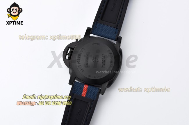Luminor Luna Rossa PAM1408 40mm VSF Blue/Stick Numeral on DLC/NY Strap VSF P900 Luminor Luna Rossa PAM1408 40mm VSF Blue/Stick Numeral on DLC/NY Strap VSF P900