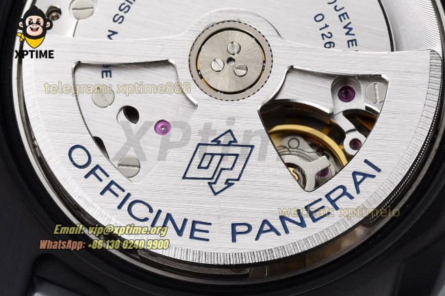 Luminor Luna Rossa PAM1408 40mm VSF Blue/Stick Numeral on DLC/NY Strap VSF P900 Luminor Luna Rossa PAM1408 40mm VSF Blue/Stick Numeral on DLC/NY Strap VSF P900