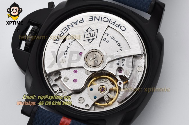 Luminor Luna Rossa PAM1408 40mm VSF Blue/Stick Numeral on DLC/NY Strap VSF P900 Luminor Luna Rossa PAM1408 40mm VSF Blue/Stick Numeral on DLC/NY Strap VSF P900