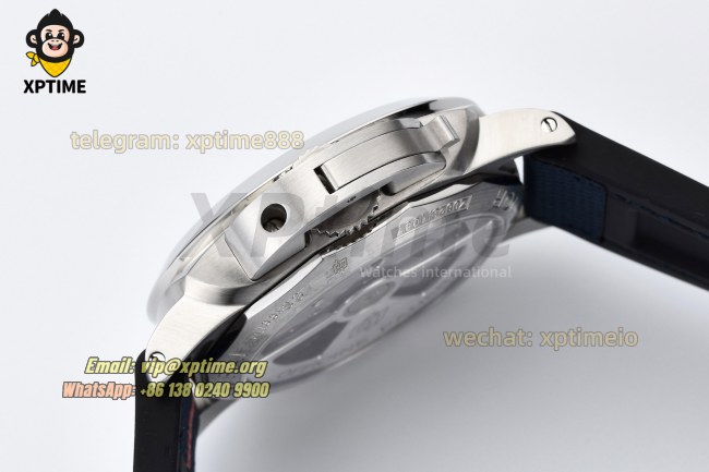 Luminor Bitempo GMT PAM1404 40mm VSF Blue/Stick Numeral on SS/NY Strap VSF P900 Luminor Bitempo GMT PAM1404 40mm VSF Blue/Stick Numeral on SS/NY Strap VSF P900