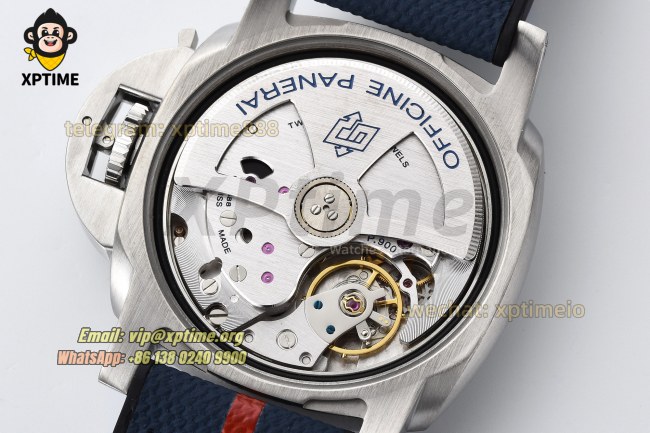 Luminor Bitempo GMT PAM1404 40mm VSF Blue/Stick Numeral on SS/NY Strap VSF P900 Luminor Bitempo GMT PAM1404 40mm VSF Blue/Stick Numeral on SS/NY Strap VSF P900