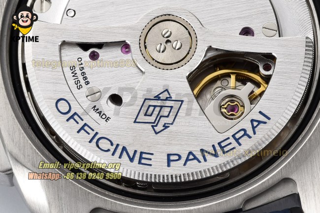 Luminor Bitempo GMT PAM1404 40mm VSF Blue/Stick Numeral on SS/NY Strap VSF P900 Luminor Bitempo GMT PAM1404 40mm VSF Blue/Stick Numeral on SS/NY Strap VSF P900