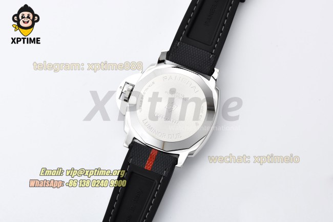 Luminor Due PAM1381 Luna Rossa 42mm VSF White/Stick Numeral on SS/RU Strap VSF P900 Luminor Due PAM1381 Luna Rossa 42mm VSF White/Stick Numeral on SS/RU Strap VSF P900