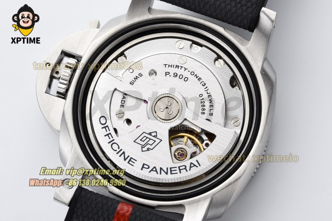 Submersible Luna Rossa PAM1565 42mm VSF Blue/Dot on SS/RU Strap P900 Super Clone Submersible Luna Rossa PAM1565 42mm VSF Blue/Dot on SS/RU Strap P900 Super Clone