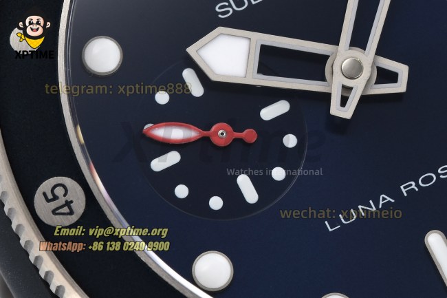 Submersible Luna Rossa PAM1466 44mm VSF Blue/Dot on TI/RU Strap P900 Super Clone Submersible Luna Rossa PAM1466 44mm VSF Blue/Dot on TI/RU Strap P900 Super Clone