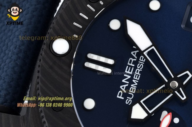 Submersible Luna Rossa PAM1563 42mm VSF Blue/Dot on Carbon/NY Strap P900 Super Clone Submersible Luna Rossa PAM1563 42mm VSF Blue/Dot on Carbon/NY Strap P900 Super Clone