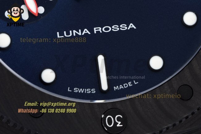 Submersible Luna Rossa PAM1563 42mm VSF Blue/Dot on Carbon/NY Strap P900 Super Clone Submersible Luna Rossa PAM1563 42mm VSF Blue/Dot on Carbon/NY Strap P900 Super Clone