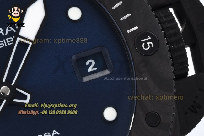 Submersible Luna Rossa PAM1563 42mm VSF Blue/Dot on Carbon/NY Strap P900 Super Clone Submersible Luna Rossa PAM1563 42mm VSF Blue/Dot on Carbon/NY Strap P900 Super Clone