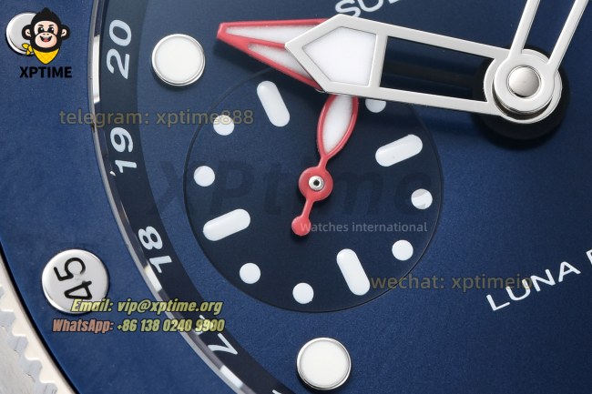 Submersible Luna Rossa GMT PAM1507 42mm VSF Blue/Dot on SS/RU Strap P900 Super Clone Submersible Luna Rossa GMT PAM1507 42mm VSF Blue/Dot on SS/RU Strap P900 Super Clone