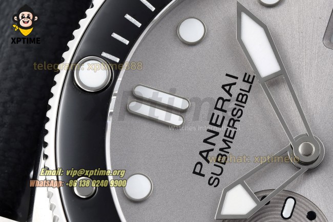 Submersible Luna Rossa PAM1681 44mm VSF Silver/Dot on SS/RU Strap P900 Super Clone Submersible Luna Rossa PAM1681 44mm VSF Silver/Dot on SS/RU Strap P900 Super Clone