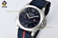 Luminor Bitempo GMT PAM1404 40mm VSF Blue/Stick Numeral on SS/NY Strap VSF P900 Luminor Bitempo GMT PAM1404 40mm VSF Blue/Stick Numeral on SS/NY Strap VSF P900