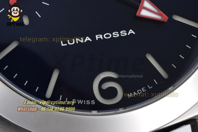 Luminor Bitempo GMT PAM1404 40mm VSF Blue/Stick Numeral on SS/NY Strap VSF P900 Luminor Bitempo GMT PAM1404 40mm VSF Blue/Stick Numeral on SS/NY Strap VSF P900