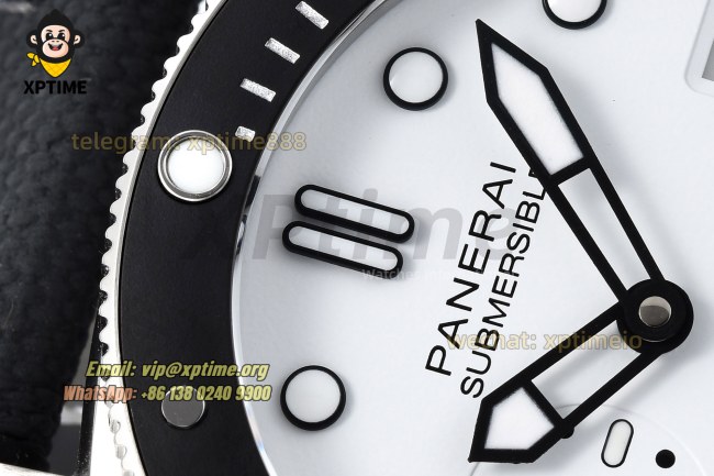 Submersible Luna Rossa PAM1579 42mm VSF White/Dot on SS/RU Strap P900 Super Clone Submersible Luna Rossa PAM1579 42mm VSF White/Dot on SS/RU Strap P900 Super Clone