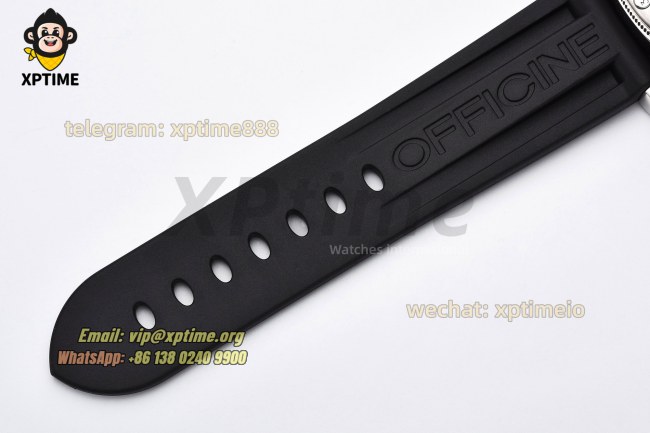 Submersible PAM1024 44mm VSF Black/Dot on SS/RU Strap OP XXX Super Clone Submersible PAM1024 44mm VSF Black/Dot on SS/RU Strap OP XXX Super Clone