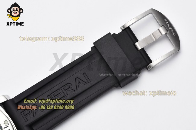Submersible PAM1024 44mm VSF Black/Dot on SS/RU Strap OP XXX Super Clone Submersible PAM1024 44mm VSF Black/Dot on SS/RU Strap OP XXX Super Clone