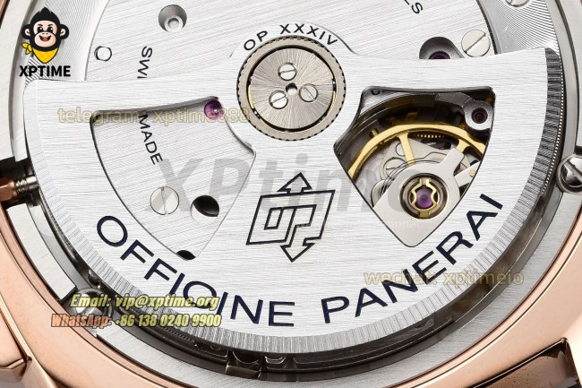Luminor Due PAM908 "FU" 38mm VSF Black/Stick Numeral on RG/LE Strap OP XXXIV Super Clone Luminor Due PAM908 "FU" 38mm VSF Black/Stick Numeral on RG/LE Strap OP XXXIV Super Clone