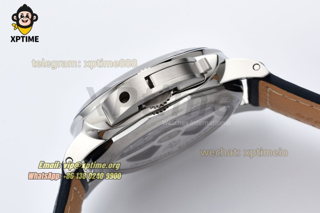 Luminor GMT PAM688 42mm VSF Blue/Stick Numeral on SS/LE Strap P9001 Super Clone Luminor GMT PAM688 42mm VSF Blue/Stick Numeral on SS/LE Strap P9001 Super Clone