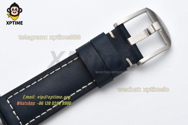 Luminor GMT PAM688 42mm VSF Blue/Stick Numeral on SS/LE Strap P9001 Super Clone Luminor GMT PAM688 42mm VSF Blue/Stick Numeral on SS/LE Strap P9001 Super Clone
