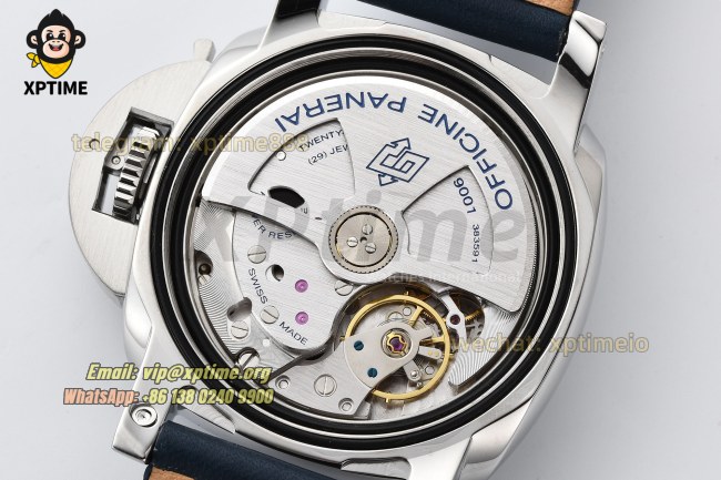 Luminor GMT PAM688 42mm VSF Blue/Stick Numeral on SS/LE Strap P9001 Super Clone Luminor GMT PAM688 42mm VSF Blue/Stick Numeral on SS/LE Strap P9001 Super Clone
