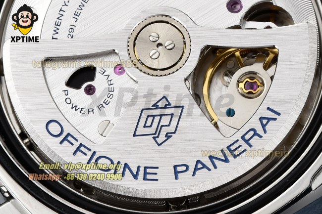 Luminor GMT PAM688 42mm VSF Blue/Stick Numeral on SS/LE Strap P9001 Super Clone Luminor GMT PAM688 42mm VSF Blue/Stick Numeral on SS/LE Strap P9001 Super Clone