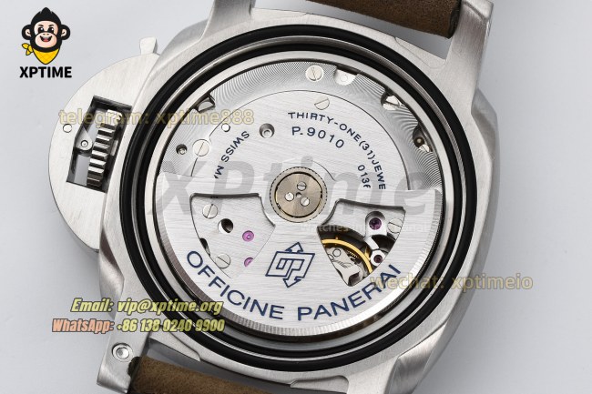 Luminor Marina PAM1394 Auto 42mm VSF White/Stick Numeral on SS/LE Strap P9010 Super Clone Luminor Marina PAM1394 Auto 42mm VSF White/Stick Numeral on SS/LE Strap P9010 Super Clone