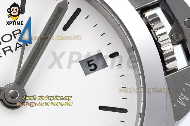 Luminor PAM1367 Bitempo GMT 40mm VSF White/Stick Numeral on SS/LE Strap P900 Super Clone Luminor PAM1367 Bitempo GMT 40mm VSF White/Stick Numeral on SS/LE Strap P900 Super Clone