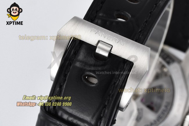 Luminor Bitempo GMT PAM1365 40mm VSF Black/Stick Numeral on SS/LE Strap P900 Super Clone Luminor Bitempo GMT PAM1365 40mm VSF Black/Stick Numeral on SS/LE Strap P900 Super Clone