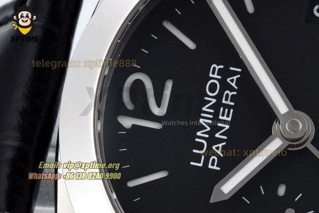 Luminor Bitempo GMT PAM1365 40mm VSF Black/Stick Numeral on SS/LE Strap P900 Super Clone Luminor Bitempo GMT PAM1365 40mm VSF Black/Stick Numeral on SS/LE Strap P900 Super Clone