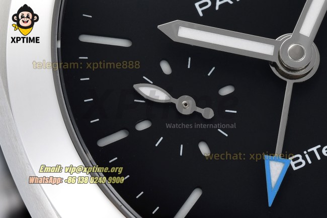Luminor Bitempo GMT PAM1365 40mm VSF Black/Stick Numeral on SS/LE Strap P900 Super Clone Luminor Bitempo GMT PAM1365 40mm VSF Black/Stick Numeral on SS/LE Strap P900 Super Clone