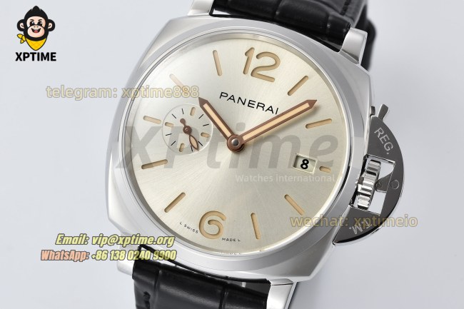 Luminor Due PAM1249 42mm VSF Silver/Stick Numeral on SS/LE Strap P900 Super Clone Luminor Due PAM1249 42mm VSF Silver/Stick Numeral on SS/LE Strap P900 Super Clone