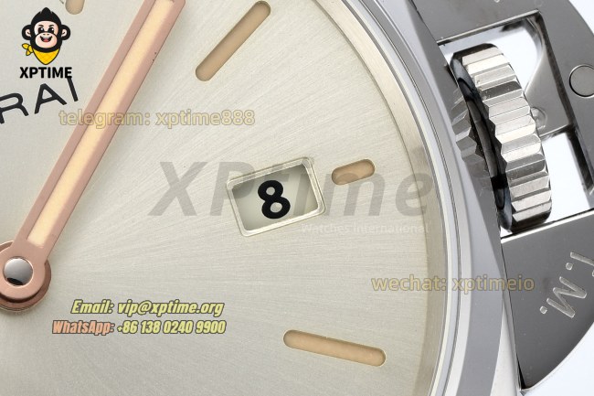 Luminor Due PAM1249 42mm VSF Silver/Stick Numeral on SS/LE Strap P900 Super Clone Luminor Due PAM1249 42mm VSF Silver/Stick Numeral on SS/LE Strap P900 Super Clone