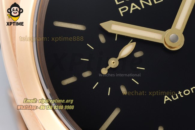 Luminor Due PAM908 "FU" 38mm VSF Black/Stick Numeral on RG/LE Strap OP XXXIV Super Clone Luminor Due PAM908 "FU" 38mm VSF Black/Stick Numeral on RG/LE Strap OP XXXIV Super Clone