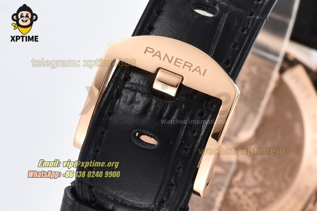 Luminor Due PAM908 "FU" 38mm VSF Black/Stick Numeral on RG/LE Strap OP XXXIV Super Clone Luminor Due PAM908 "FU" 38mm VSF Black/Stick Numeral on RG/LE Strap OP XXXIV Super Clone