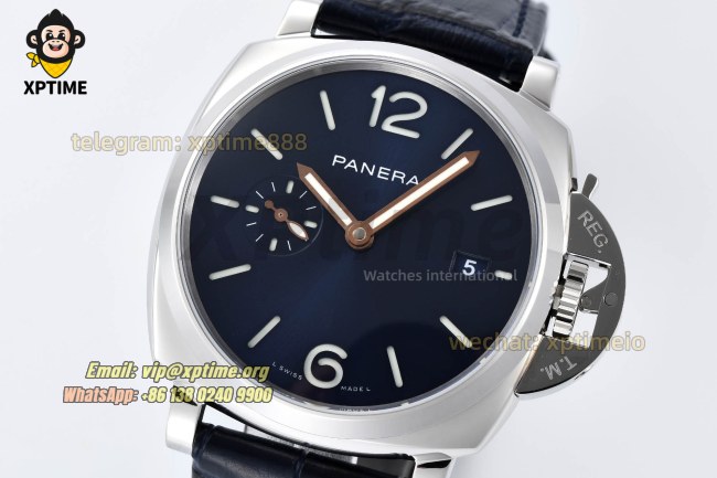 Luminor Due PAM1274 42mm VSF Blue/Stick Numeral on SS/LE Strap P900 Super Clone Luminor Due PAM1274 42mm VSF Blue/Stick Numeral on SS/LE Strap P900 Super Clone