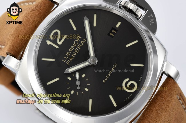 Luminor Due PAM904 42mm VSF Gray/Stick Numeral on SS/LE Strap OP XXXIV Super Clone Luminor Due PAM904 42mm VSF Gray/Stick Numeral on SS/LE Strap OP XXXIV Super Clone