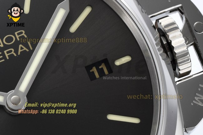 Luminor Due PAM904 42mm VSF Gray/Stick Numeral on SS/LE Strap OP XXXIV Super Clone Luminor Due PAM904 42mm VSF Gray/Stick Numeral on SS/LE Strap OP XXXIV Super Clone