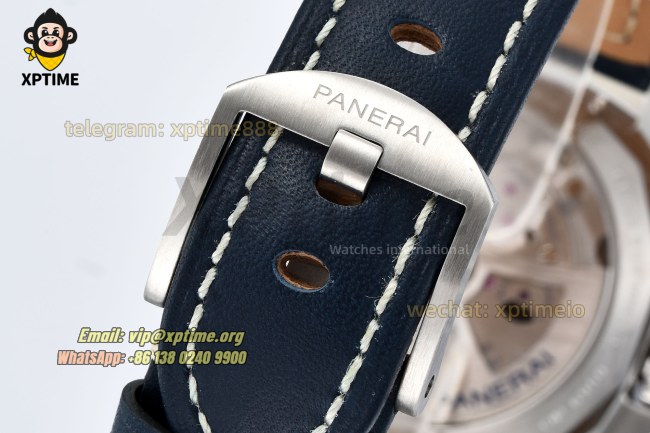Luminor GMT PAM688 42mm VSF Blue/Stick Numeral on SS/LE Strap P9001 Super Clone Luminor GMT PAM688 42mm VSF Blue/Stick Numeral on SS/LE Strap P9001 Super Clone