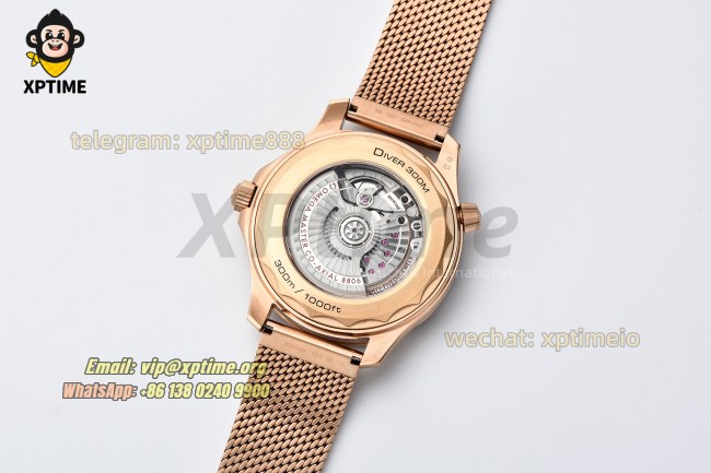 Seamaster 300m 2025 42mm VSF Black/Dot on RG/RG Bracelet A8806 Seamaster 300m 2025 42mm VSF Black/Dot on RG/RG Bracelet A8806