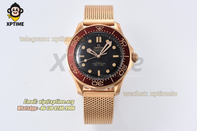 Seamaster 300m 2025 42mm VSF Black/Dot on RG/RG Bracelet A8806 Seamaster 300m 2025 42mm VSF Black/Dot on RG/RG Bracelet A8806
