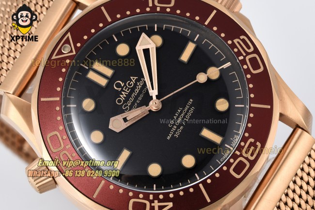 Seamaster 300m 2025 42mm VSF Black/Dot on RG/RG Bracelet A8806 Seamaster 300m 2025 42mm VSF Black/Dot on RG/RG Bracelet A8806