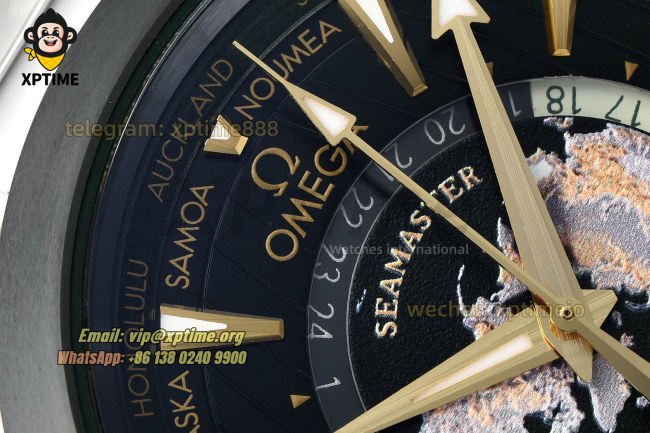 Aqua Terral 150M Worldtimer 43mm VSF Green/Stick on SS/SS Bracelet A8938 Super Clone Aqua Terral 150M Worldtimer 43mm VSF Green/Stick on SS/SS Bracelet A8938 Super Clone