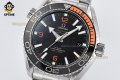 Planet Ocean 600M 43.5mm VSF Black/Stick with Orang Numeral on SS/SS Bracelet A8900 Super Clone Planet Ocean 600M 43.5mm VSF Black/Stick with Orang Numeral on SS/SS Bracelet A8900 Super Clone