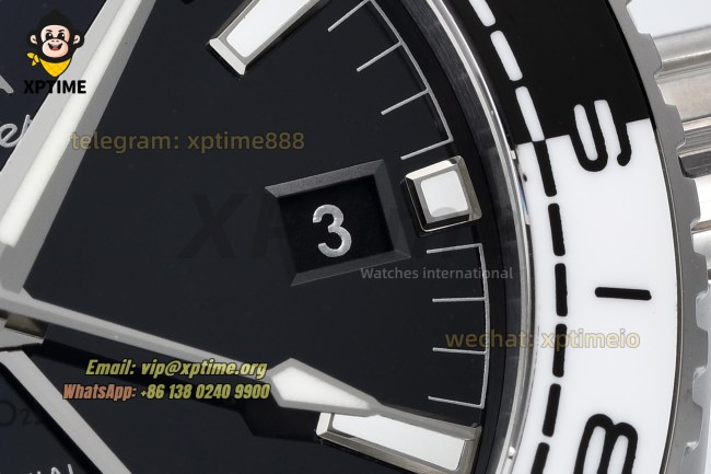 Planet Ocean GMT 43.5mm VSF Black/Stick Numeral on SS/SS Bracelet A8906 Planet Ocean GMT 43.5mm VSF Black/Stick Numeral on SS/SS Bracelet A8906