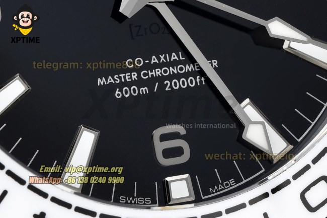 Planet Ocean GMT 43.5mm VSF Black/Stick Numeral on SS/SS Bracelet A8906 Planet Ocean GMT 43.5mm VSF Black/Stick Numeral on SS/SS Bracelet A8906