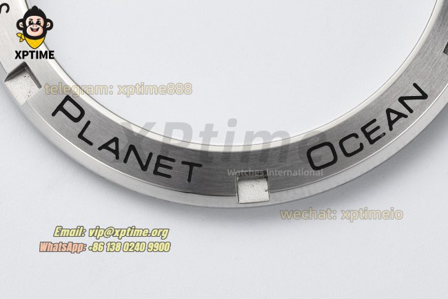 Planet Ocean GMT 43.5mm VSF Blue/Sticks & Numerals on SS/SS Bracelet A8605 Planet Ocean GMT 43.5mm VSF Blue/Sticks & Numerals on SS/SS Bracelet A8605