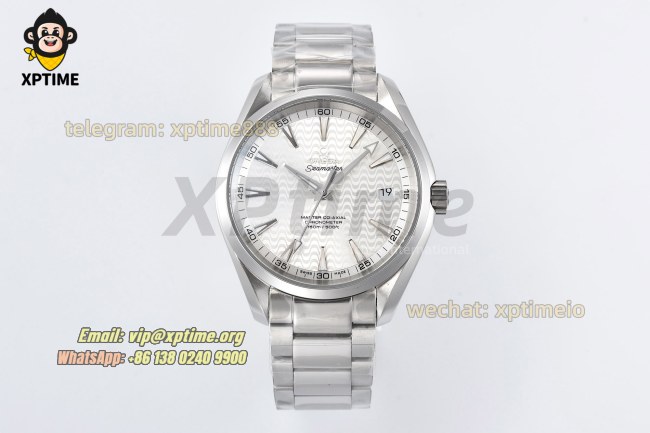 Aqua Terra 150M 41mm VSF Silver/Stick on SS/SS Bracelet A8500 Aqua Terra 150M 41mm VSF Silver/Stick on SS/SS Bracelet A8500